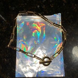 HRH Collection 16” attaché bar link necklace